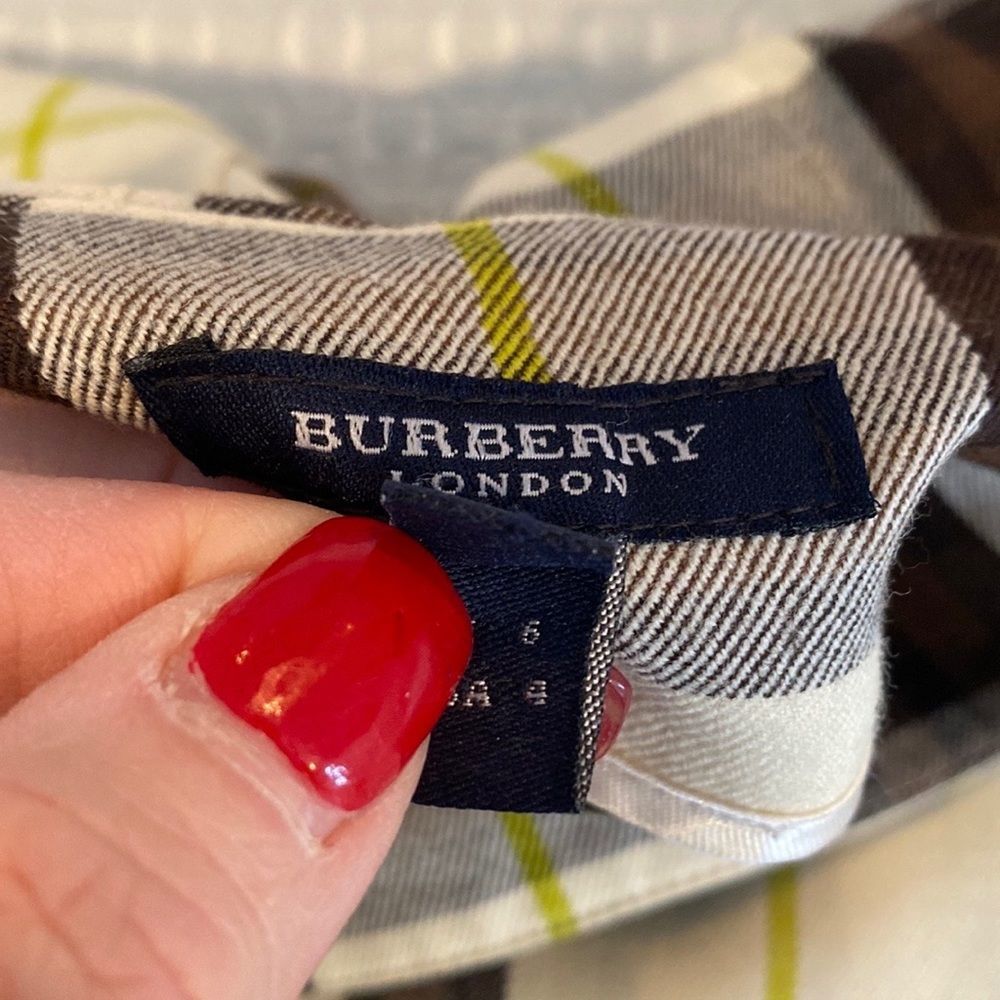 Burberry nova check pleated kilt skirt US 4/UK 6 - Picture 3 of 5